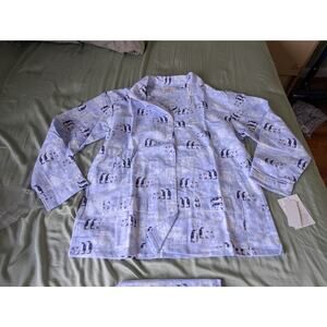 NWT Lanz of Salzburg  Stripe Flannel Pajama size XS